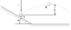 734_Determine height h reached by the sphere.jpg